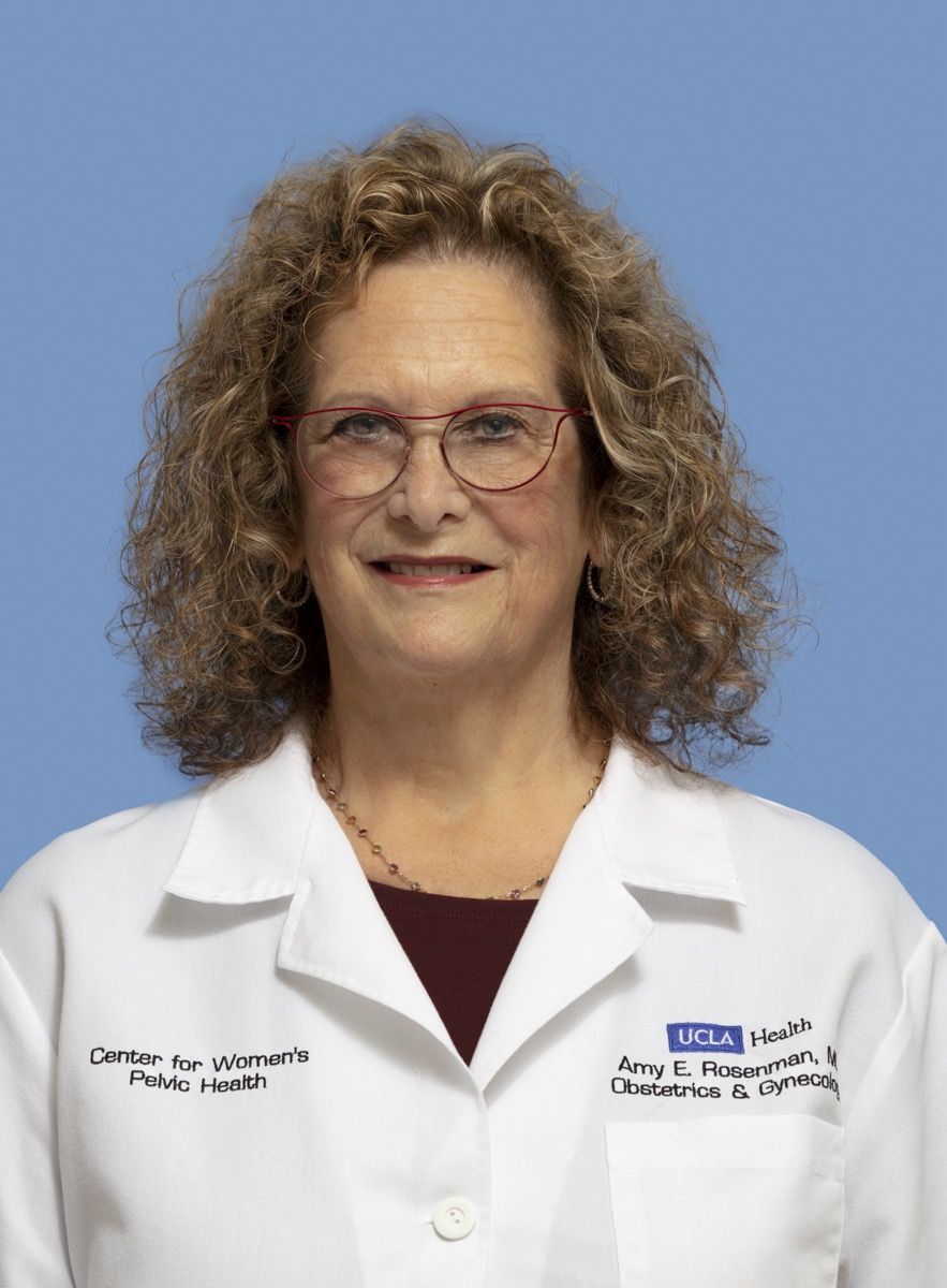 Amy Rosenman in white coat