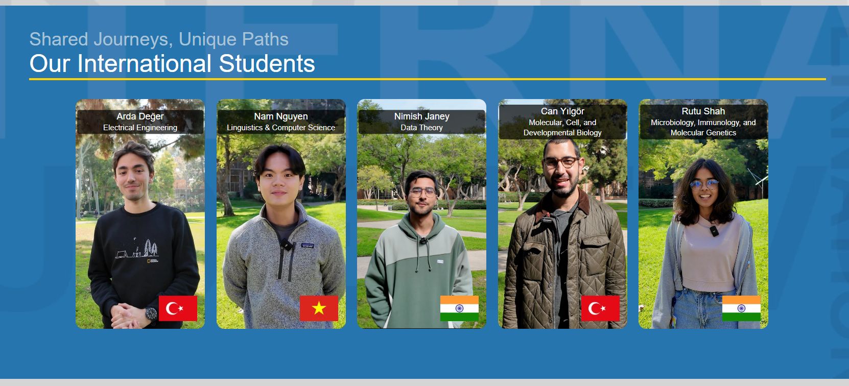 Screenshot of UCLA International Institute’s student videos