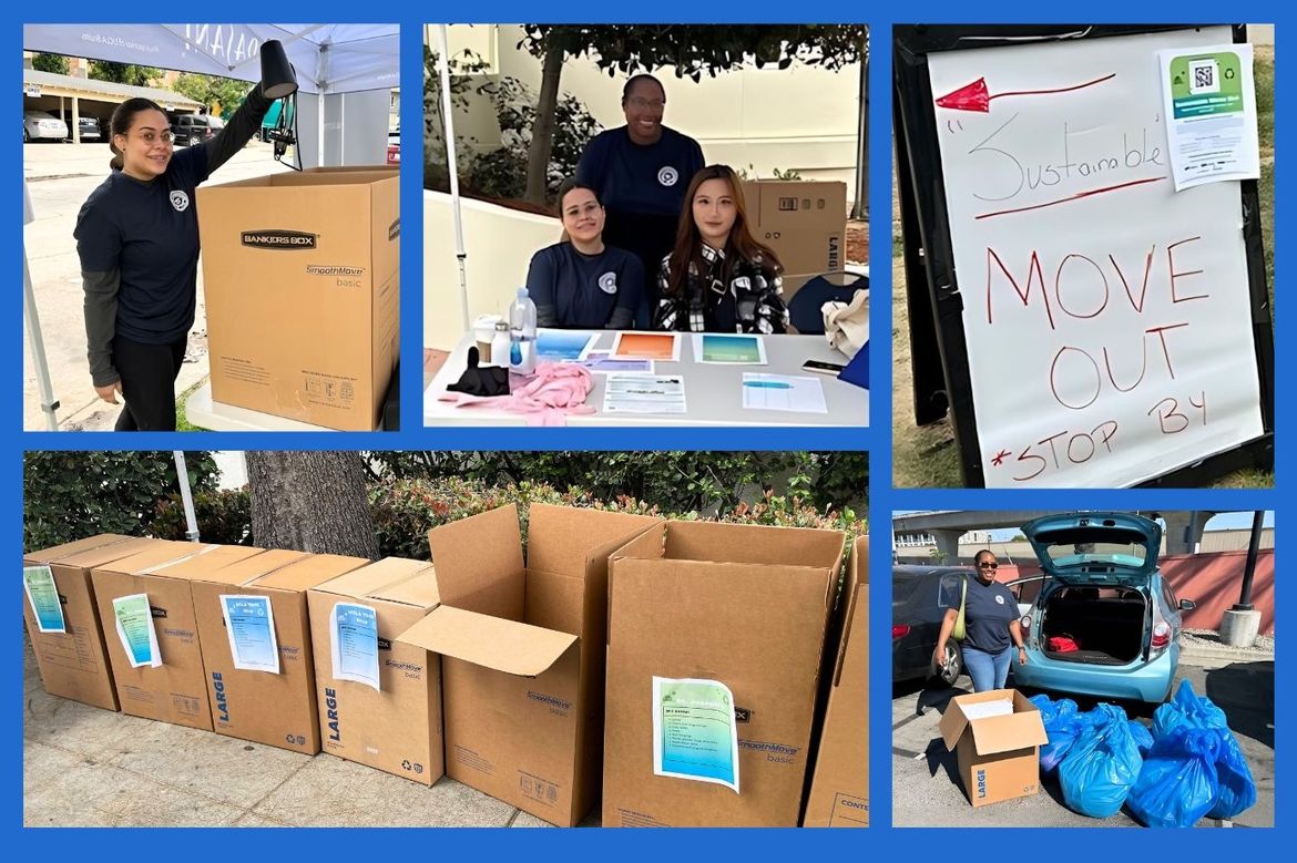 Sustainable Move Out photo collage