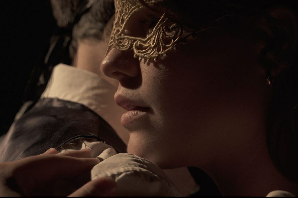 Still from a video of a performance of the 17th-century Spanish-language play “Love Is the Greater Labyrinth,” part of the LA Escene festival. 