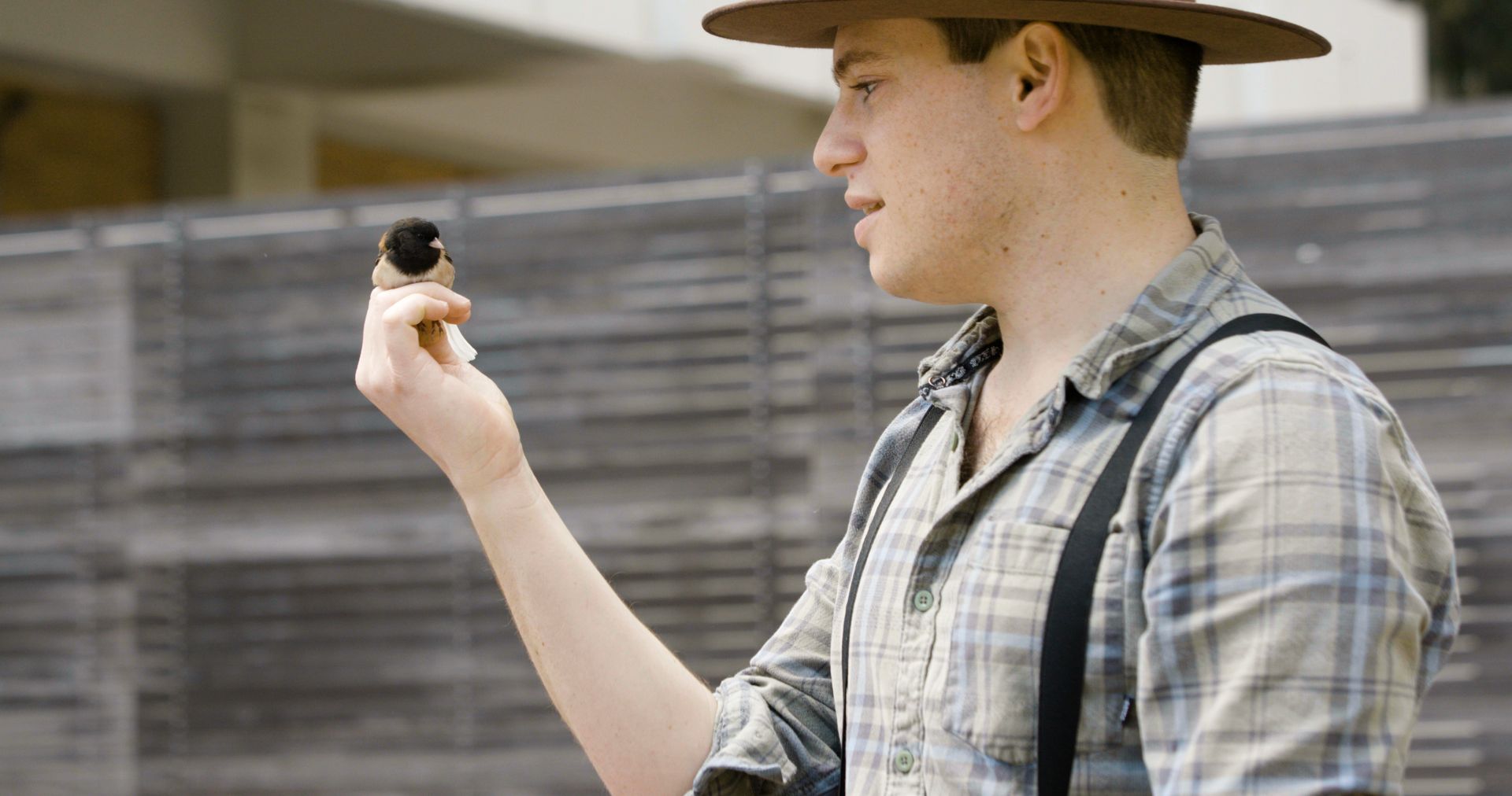 Joey Di Liberto with bird