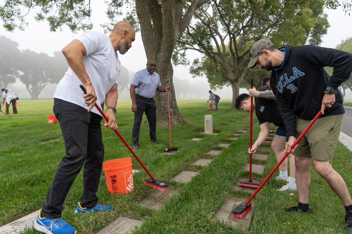 Darnell Hunt at Cemetery