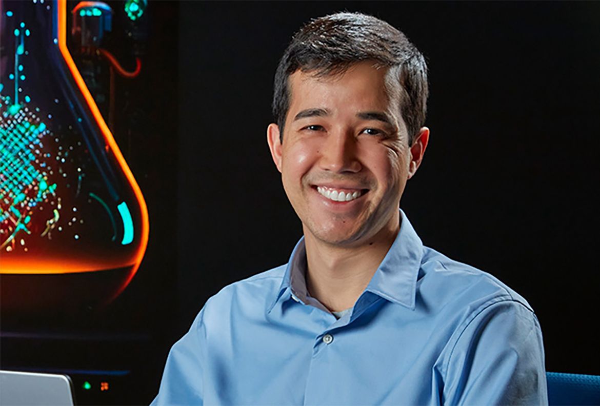 Head-and-shoulders photo of Daniel Schwalbe-Koda in blue shirt
