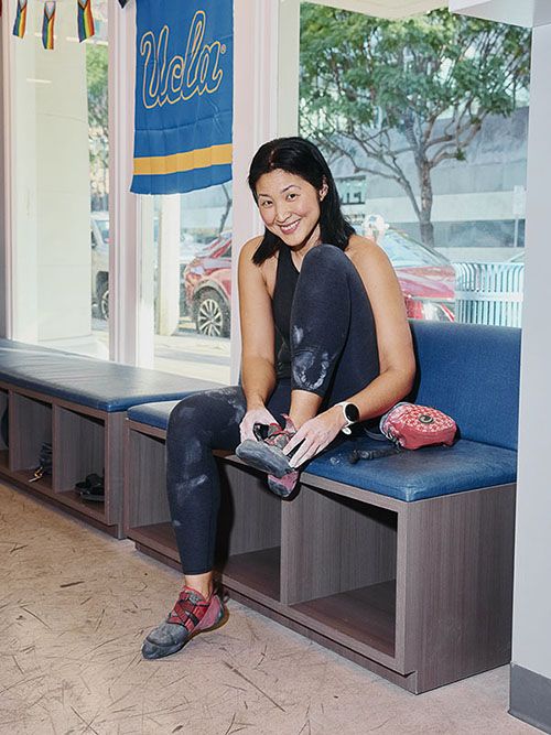 Alica Kao suits up to climb