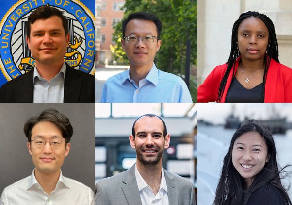 Collage of UCLA's six Sloan Research Fellowship recipients for 2025