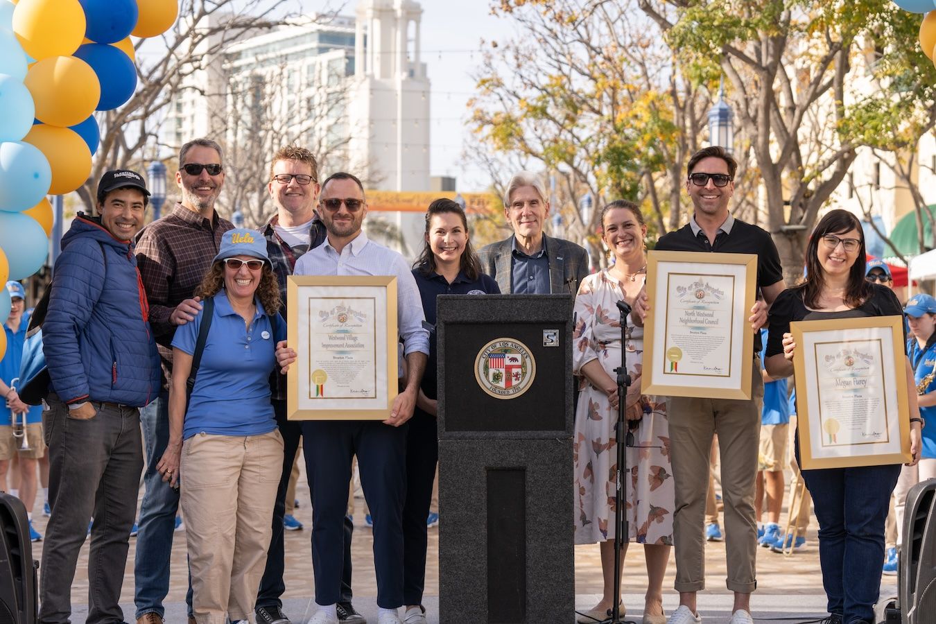 Broxton Plaza–Framed proclamations from the city of Los Angeles signed by Mayor Karen Bass