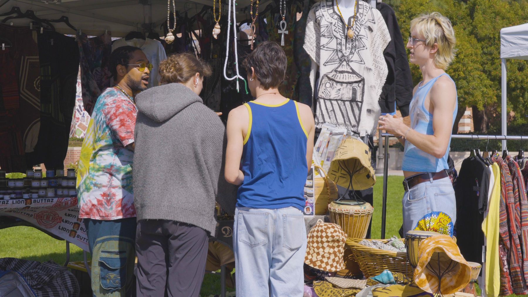 Merchant Terrance Kendrick at Blatinx on the block