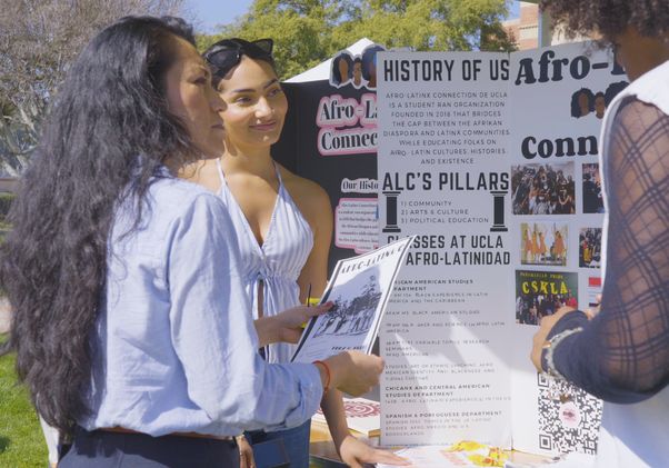  ALC student leadership Mikayla Cardona (middle) and Matthew Morales-Boyd 