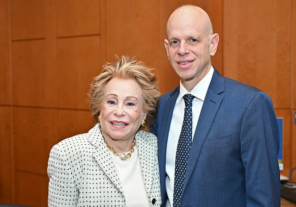 Joyce Brandman and Dr. John Belperio