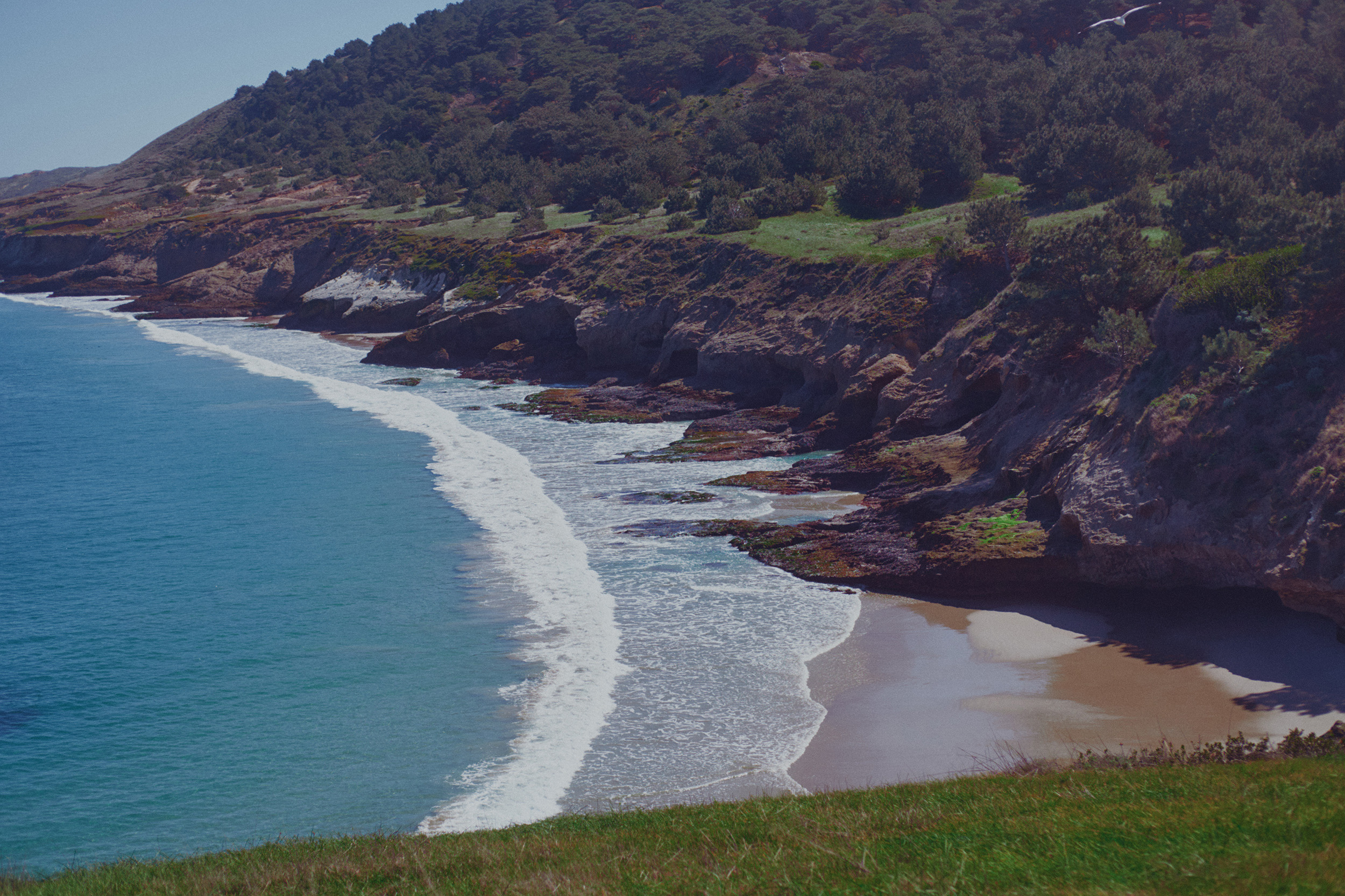 A portion of the Santa Rosa Island coastline.