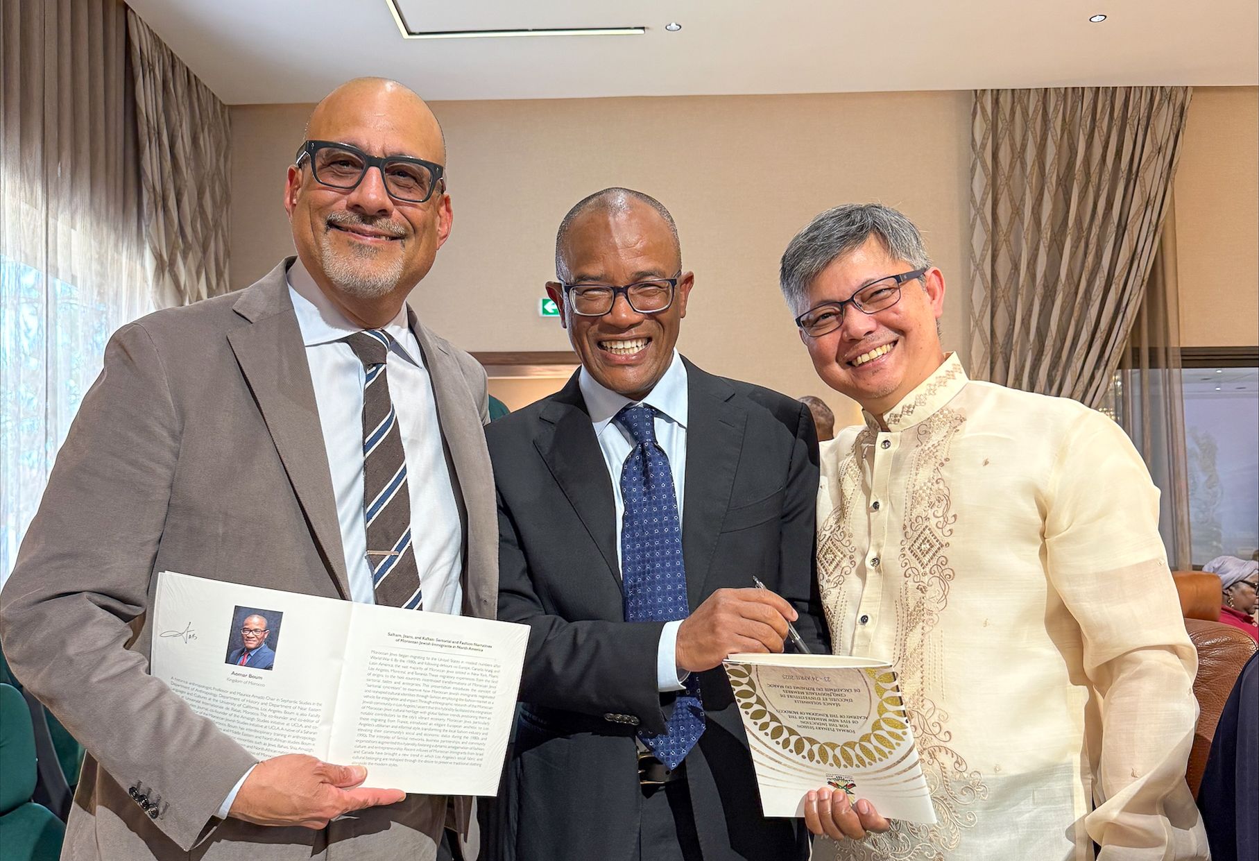Abel Valenzuela, Aomar Boum and Stephen Acabado