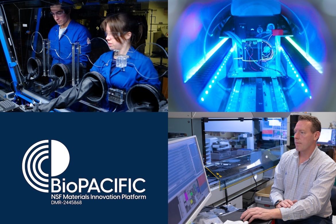 BioPACIFIC MIP - collage with researchers and BioPACIFIC MIP logo