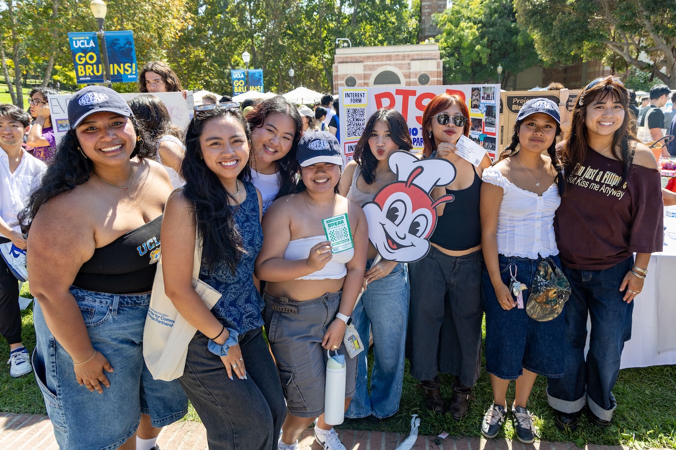 Activities Fair-Group shot of eight women