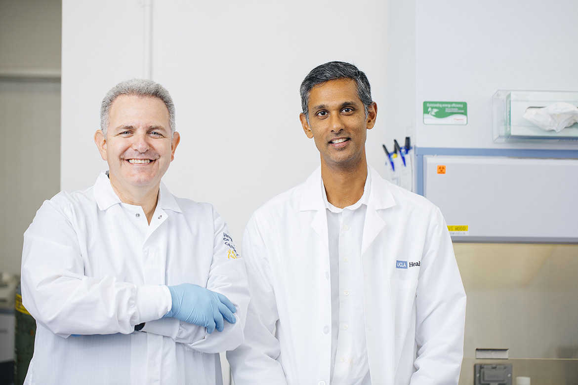 Bennett Novitch and Dr. Ranmal Samarasinghe