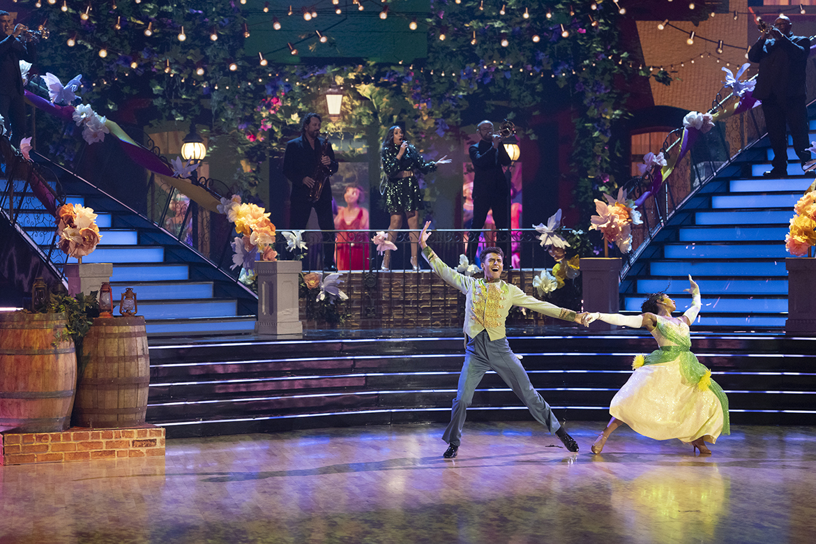 Jodan Chiles competes on Dancing with the Stars