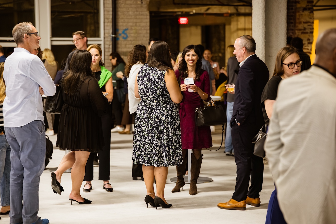Guest mingle at UCLA Collaborative Event