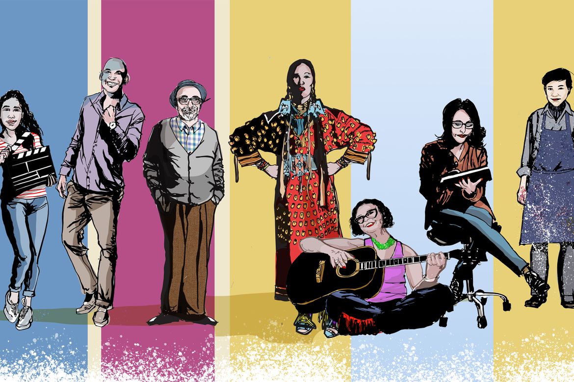 Photo | The Magnificent 7 MacArthur geniuses: Garrett Bradley, Forrest ...