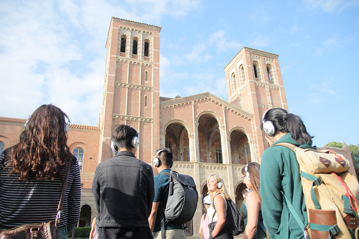 Audiences participate in for Splint’s UCLA installment of her “Among Us” series, which invites active observation, quiet contemplation and culminates in a game of choice.
