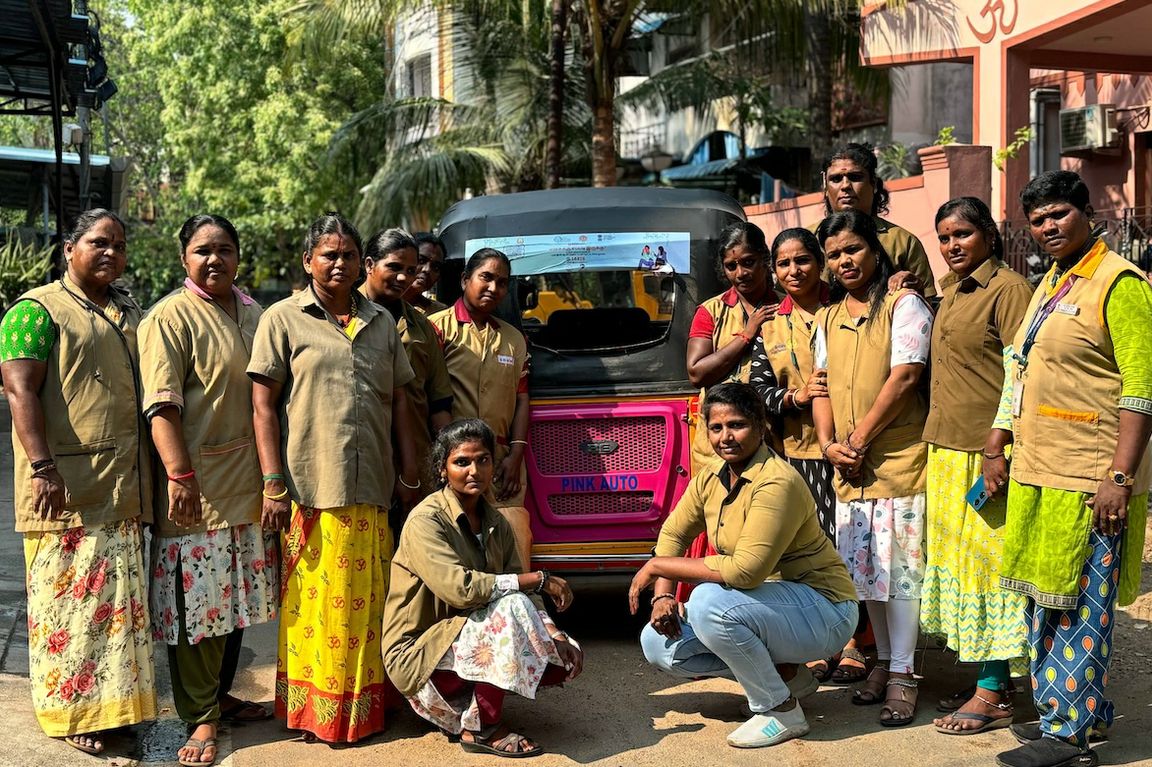 Trailblazing by transit: A new UCLA podcast on India’s women auto drivers
