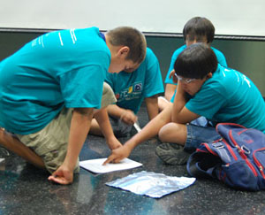 AISES Summer Camp students planning project