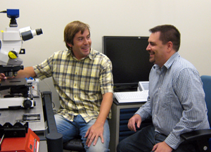 Bryan Kaehr(l) and Jason Townson