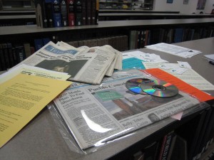 Documents in Centennial Time Capsule
