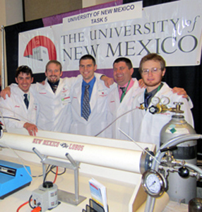 UNM Environmental Design Team Craig Garcia, Zachariah Harris, Andrew Gomez, Stephen Clark and Peter Crowder