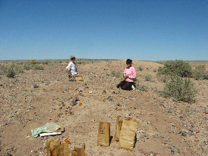 Pottery Mound, Central New Mexico, photo courtesy of David Phillips, Maxwell Museum