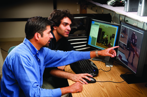 Pradeep Sen and Soheil Darabi at work
