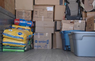 Lobo fans came out in droves to donate goods to aid the victims of the deadly tornado in Moore, Okla.