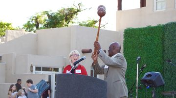 Passing of the gavel