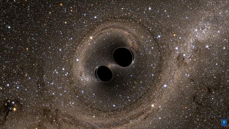Two Black Holes Merge Into One