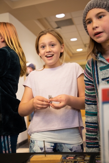 Students took part in hands-on activities brought by a variety of community organizations. NASA DownLink-10