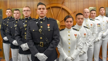 Newly commissioned officers