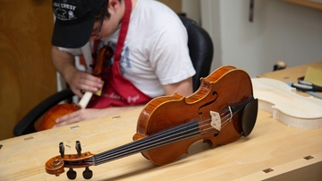 Class teaches the traditional art of making violins