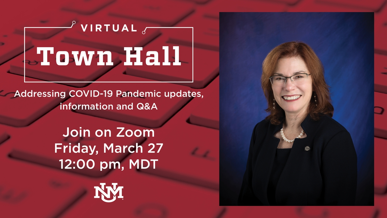 UNM President S. Stokes, leadership team host town hall UNM
