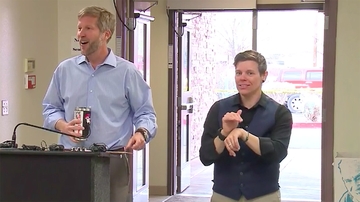 Interpreting a message from Albuquerque Mayor Tim Keller Interpreting a message from Albuquerque Mayor Tim Keller