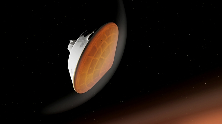 With its heat shield