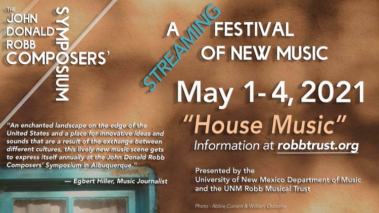 Robb Symposium 2021 a streaming festival of new music - Vimarsana News