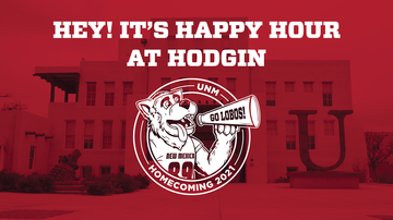 Alumni come together during Happy Hour at Hodgin