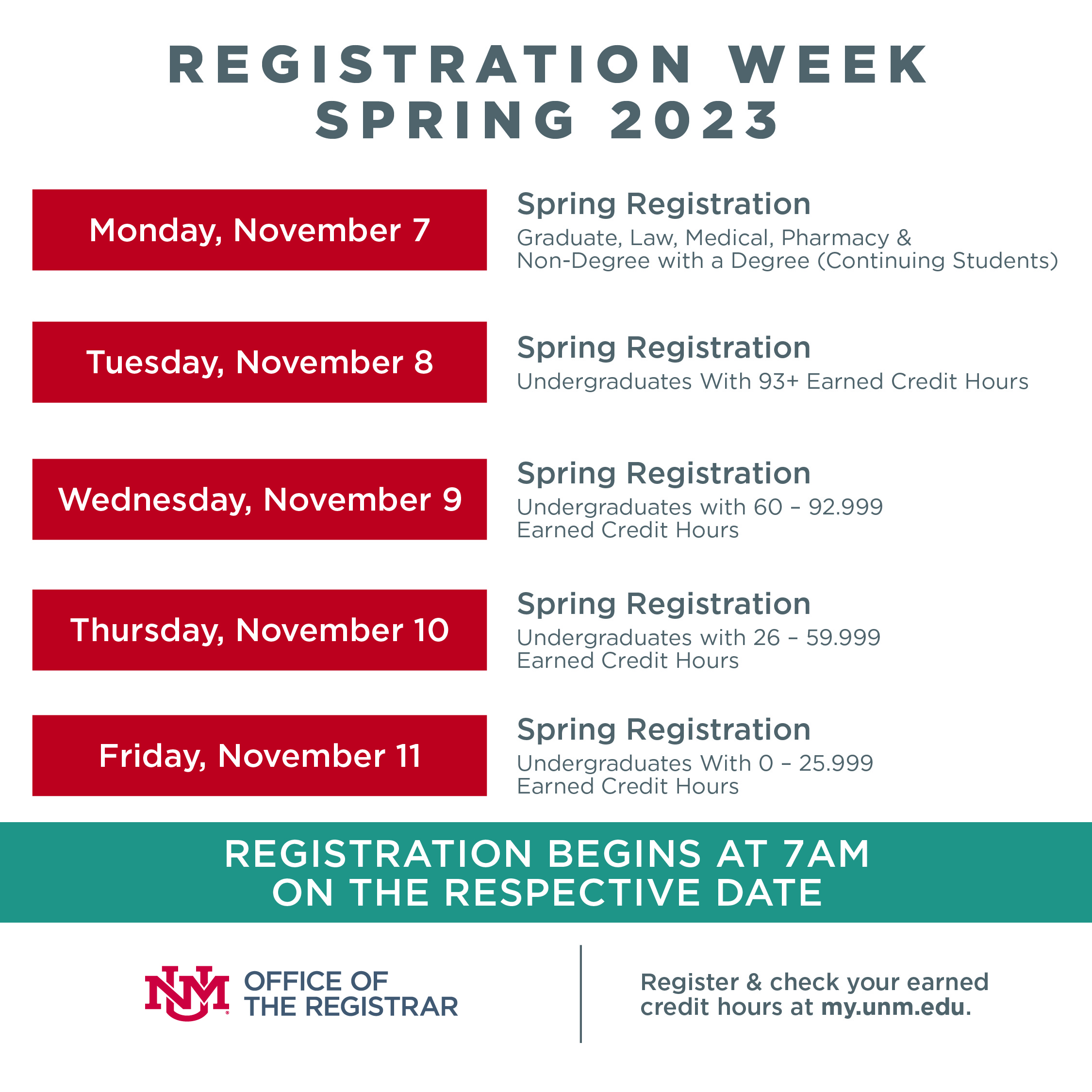 Registration For UNM s 2023 Spring Semester Begins On Nov 7 UNM Newsroom