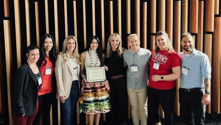 COEHS student earns national physical education award: UNM Newsroom