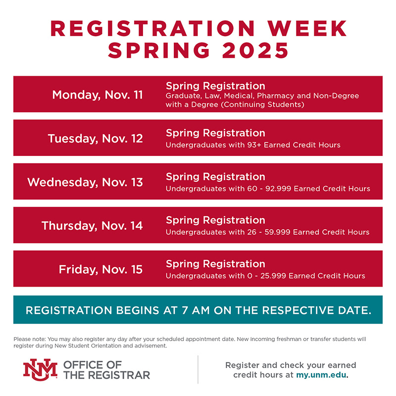 Registration for UNM