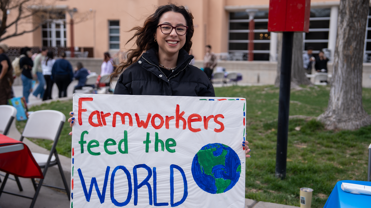 UNM organizations raise awareness for farmworker rights : UNM UCAM 