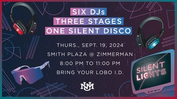 Sights & lights return to UNM campus for Silent Lights 2024 