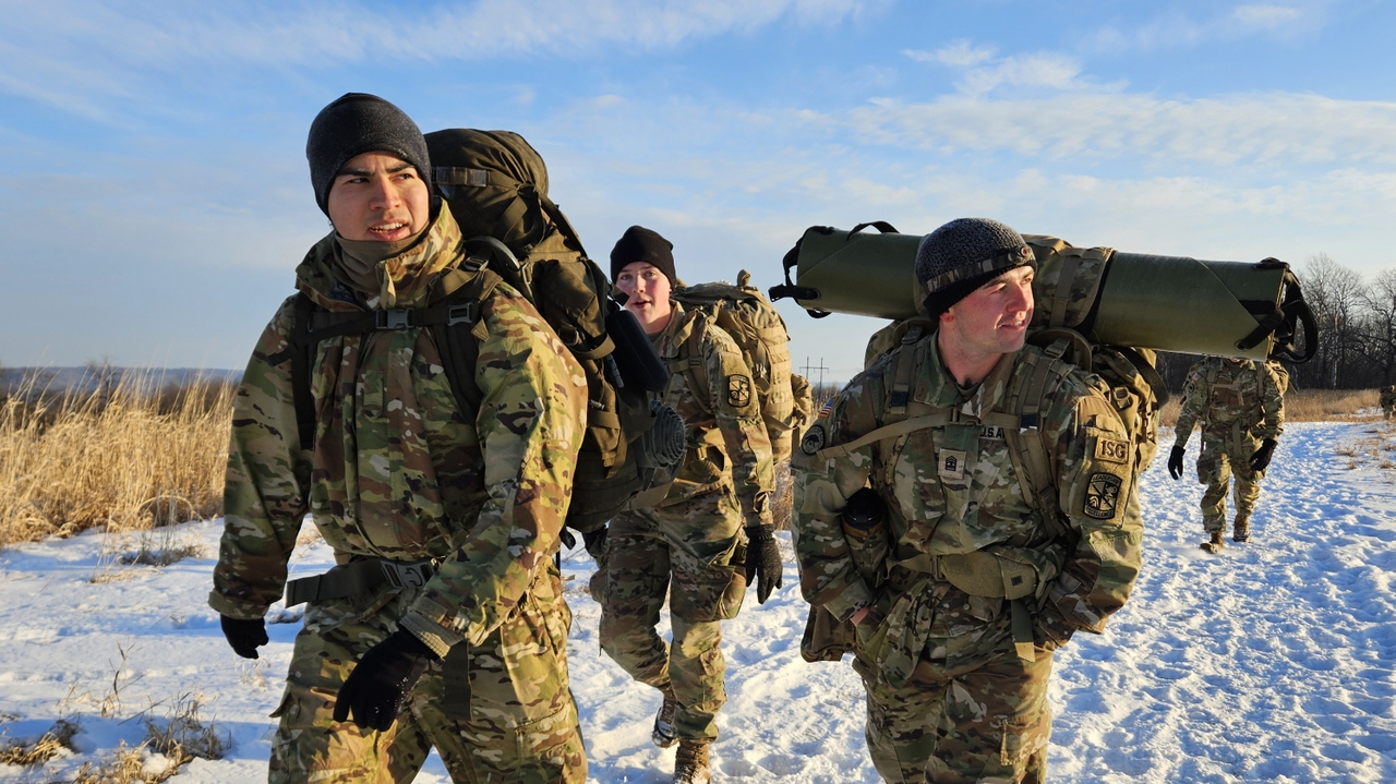 Trekking the frozen tundra: UNM Army ROTC battles the elements in ...
