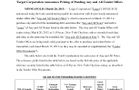 Target Corporation Announces Pricing of Pending Any and All Tender Offers Target Corporation Announces Pricing of Pending Any and All Tender Offers