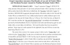 Target Corporation Announces Final Results of Any and All Tender Offers and Maximum Payment Amount for Pending Maximum Tender Offers Target Corporation Announces Final Results of Any and All Tender Offers and Maximum Payment Amount for Pending Maximum Tender Offers