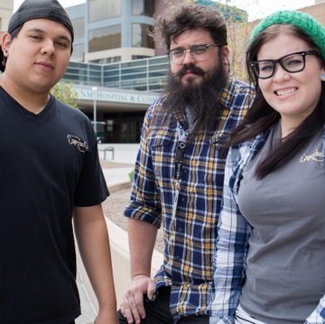 Braving the shave: UNMH employees going bald to support kids with cancer