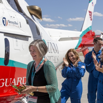 Medical helicopter dedication